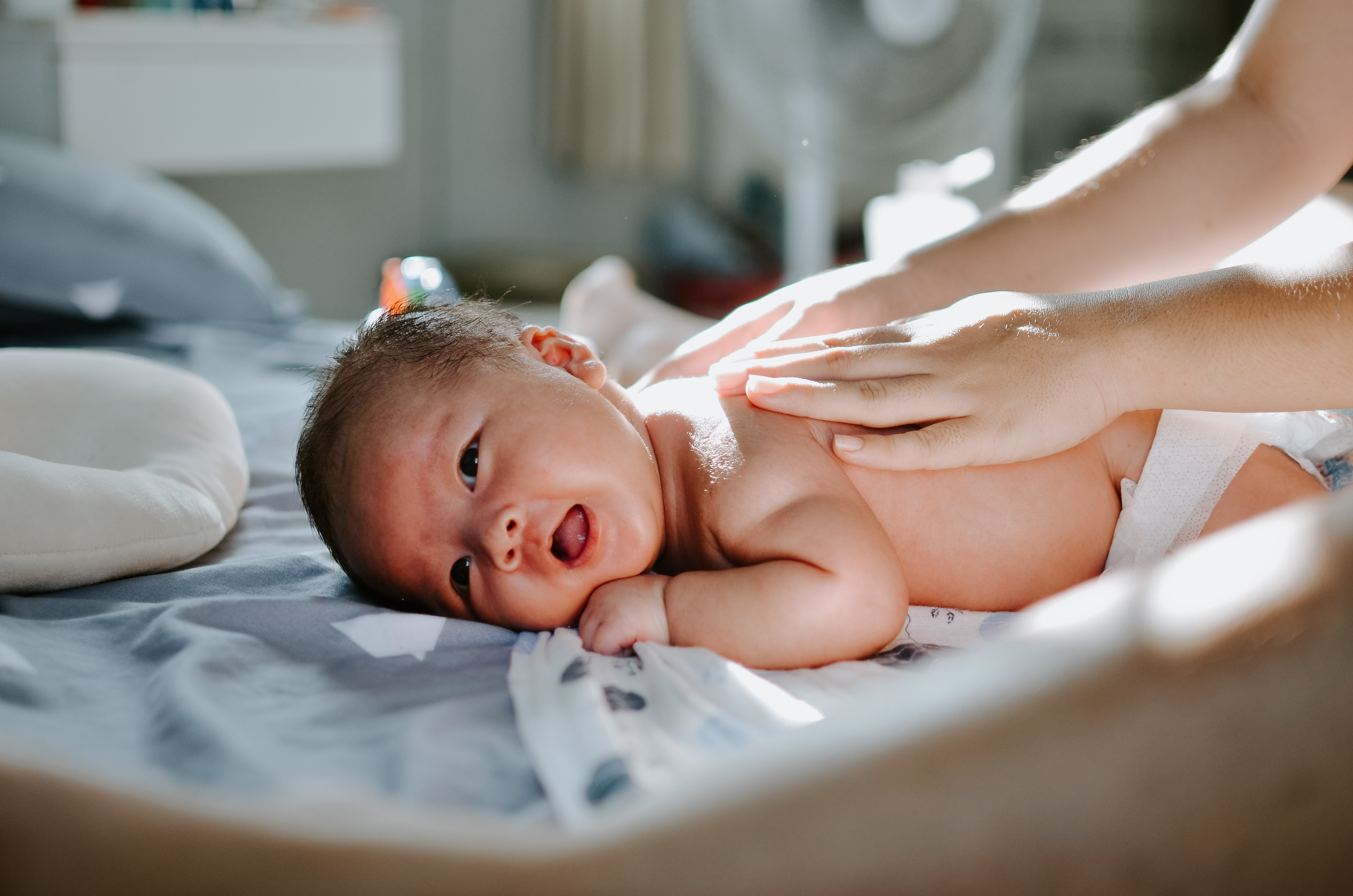 massage bébé babychou